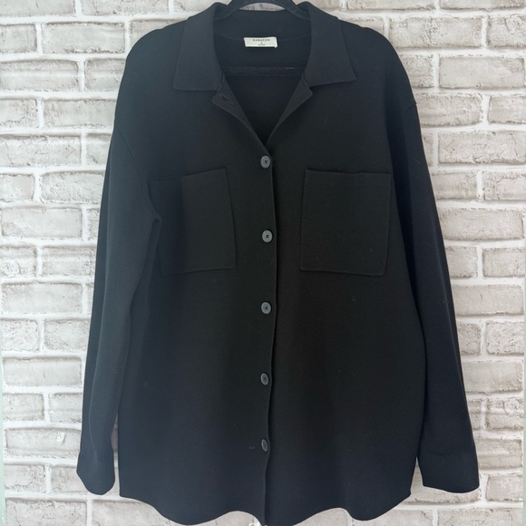 Aritzia babaton society sweater button-up shacket medium - Picture 7 of 11